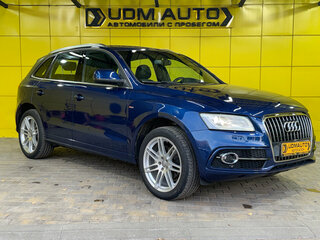 2012 Audi Q5 I (8R) Рестайлинг, синий, 1790000 рублей, вид 3