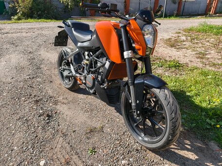 2012 KTM 200 Duke, оранжевый, 209000 рублей, вид 1