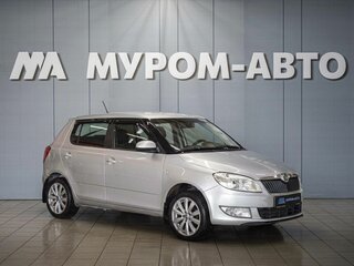 2012 Skoda Fabia II Рестайлинг, серебристый, 590000 рублей, вид 1