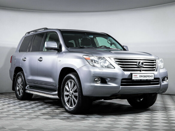 2010 Lexus LX 570 III, серебристый - вид 2