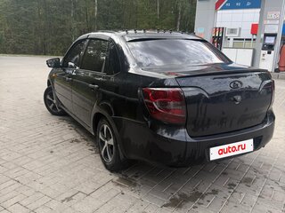 2013 Lada (ВАЗ) Granta I, чёрный, 410000 рублей, вид 5