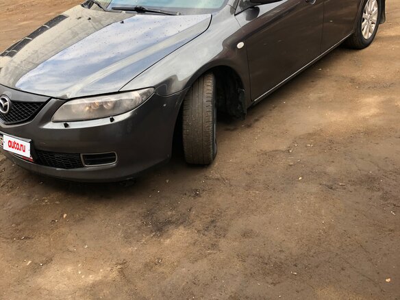2006 Mazda 6 I (GG) Рестайлинг, серый, 520000 рублей - вид 3