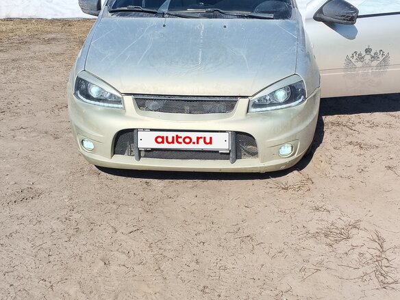 2007 Lada (ВАЗ) Kalina I, жёлтый, 250000 рублей - вид 4