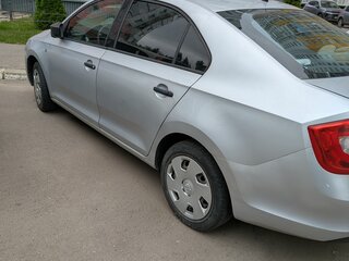 2014 Skoda Rapid I, серебристый, 850000 рублей, вид 4