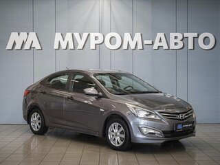 2016 Hyundai Solaris I Рестайлинг, серый, 880000 рублей, вид 1