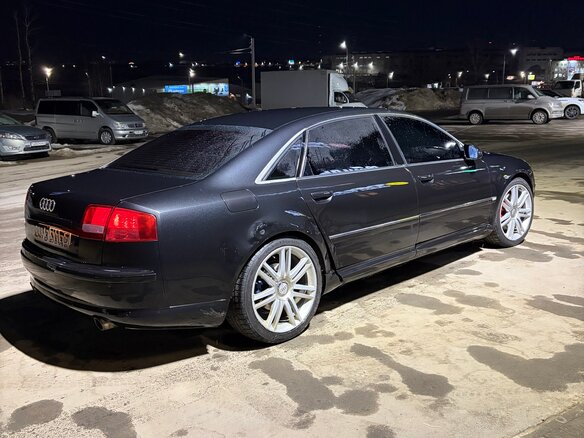 2004 Audi A8 Long II (D3), чёрный - вид 6