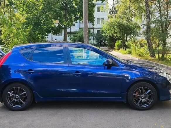 2010 Hyundai i30 I Рестайлинг, синий, 700000 рублей - вид 6