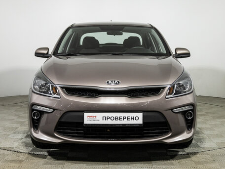 2019 Kia Rio IV, коричневый, 1269700 рублей, вид 2