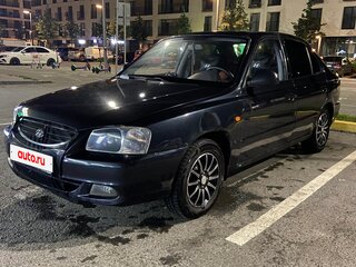 2008 Hyundai Accent ТагАЗ II, чёрный, 375000 рублей, вид 1