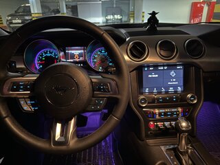 2019 Ford Mustang VI Рестайлинг, чёрный, 3100000 рублей, вид 4
