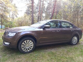 2014 Skoda Octavia III (A7), коричневый, 985000 рублей, вид 1