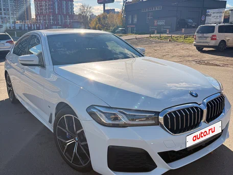 2021 BMW 5 серии 530i VII (G30/G31/G38) Рестайлинг, белый, 4100000 рублей, вид 1