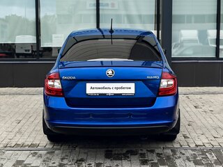 2017 Skoda Rapid I Рестайлинг, синий, 1290000 рублей, вид 4