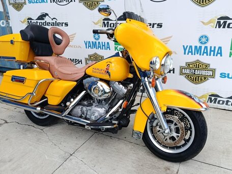 2004 Harley-Davidson Electra Glide, жёлтый, 520000 рублей, вид 3