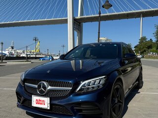 2018 Mercedes-Benz C-Класс 180 IV (W205) Рестайлинг, синий, 2200000 рублей, вид 3
