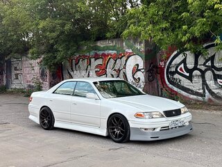 1998 Toyota Mark II VIII (X100), белый, 850000 рублей, вид 4