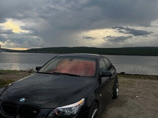 2008 BMW 5 серии 530xi V (E60/E61) Рестайлинг, чёрный, 1500000 рублей, вид 1