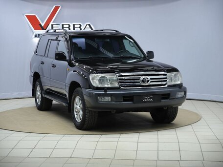 2006 Toyota Land Cruiser 100 Series Рестайлинг 2, чёрный, 2050000 рублей, вид 3