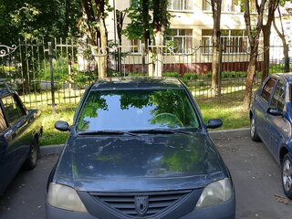 2007 Renault Logan I, серый, 315000 рублей, вид 2