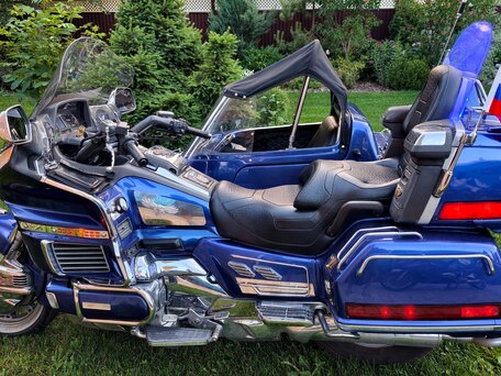 1999 Honda GL 1500 Gold Wing, синий, 1595000 рублей, вид 3
