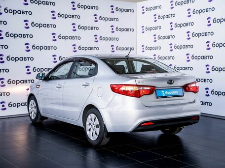 2012 Kia Rio III, серебристый, 825000 рублей, вид 3