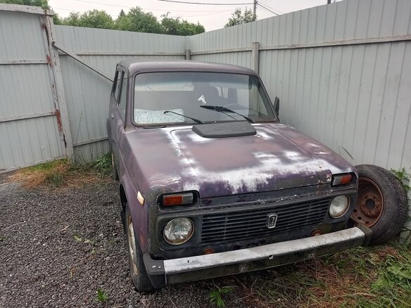 1998 Lada (ВАЗ) 2121 (4x4) I Рестайлинг, фиолетовый, 110000 рублей