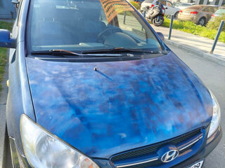 2008 Hyundai Getz I Рестайлинг, синий, 280000 рублей, вид 3