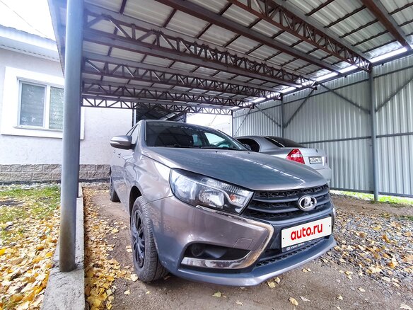 2020 Lada (ВАЗ) Vesta I, серый, 875000 рублей - вид 3