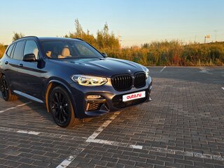 2019 BMW X3 M40d III (G01), синий, 5100000 рублей, вид 2