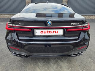 2021 BMW 7 серии 730d xDrive VI (G11/G12) Рестайлинг, чёрный, 7500000 рублей, вид 3