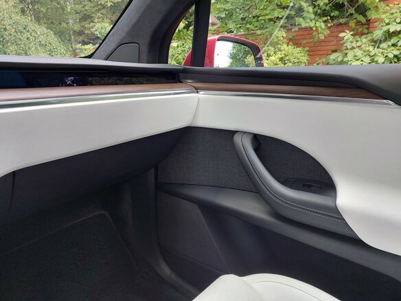 2021 Tesla Model X Long Range I Рестайлинг, красный, 7900000 рублей - вид 14