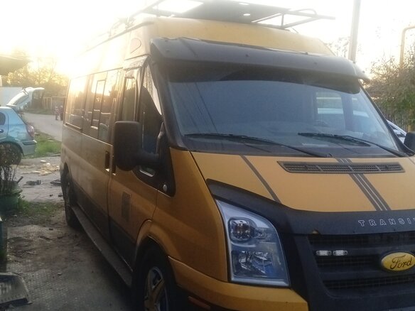 2008 Ford Transit, жёлтый, 1300000 рублей - вид 5
