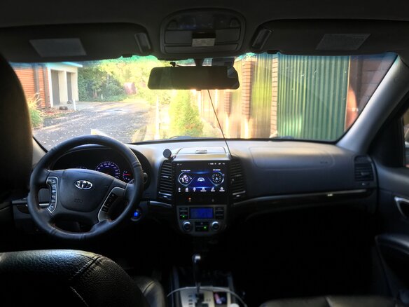 2010 Hyundai Santa Fe II Рестайлинг, чёрный, 1200000 рублей - вид 1