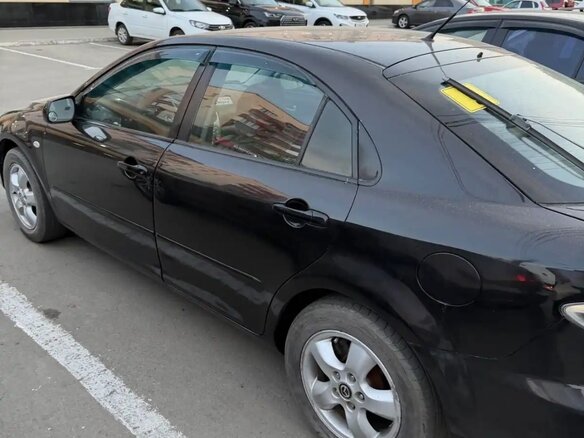 2004 Mazda 6 I (GG), чёрный - вид 3