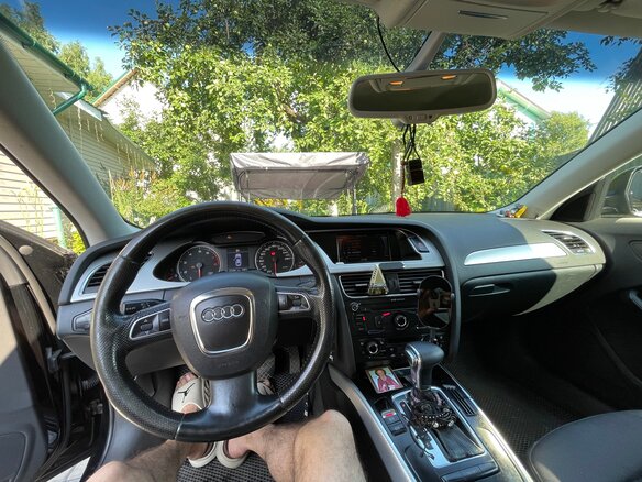 2009 Audi A4 IV (B8), чёрный, 800000 рублей - вид 7