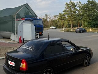 2006 Hyundai Accent ТагАЗ II, чёрный, 380000 рублей, вид 4