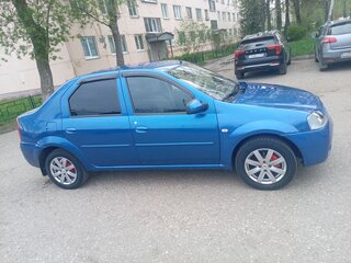 2008 Renault Logan I, синий, 360000 рублей, вид 3