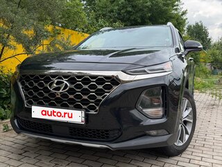 2020 Hyundai Santa Fe IV Рестайлинг, чёрный, 3249900 рублей, вид 2