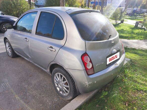 2005 Nissan Micra III (K12), серый, 380000 рублей - вид 5