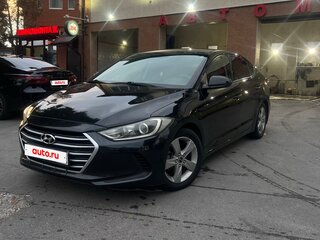 2017 Hyundai Elantra VI (AD), чёрный, 1250000 рублей, вид 1
