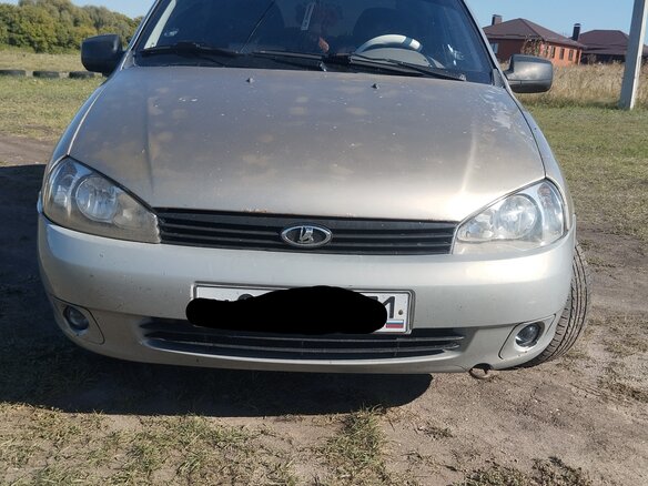 2005 Lada (ВАЗ) Kalina I, бежевый, 180000 рублей - вид 2