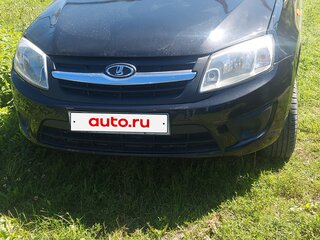 2014 Lada (ВАЗ) Granta I, чёрный, 500000 рублей, вид 1