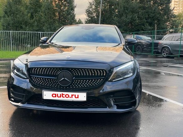 2019 Mercedes-Benz C-Класс 220 d IV (W205) Рестайлинг, чёрный - вид 1