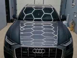 2018 Audi Q8 55 TFSI I (4M), серый, 4500000 рублей, вид 4