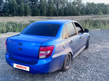 2017 Lada (ВАЗ) Granta I, синий, 330000 рублей, вид 4