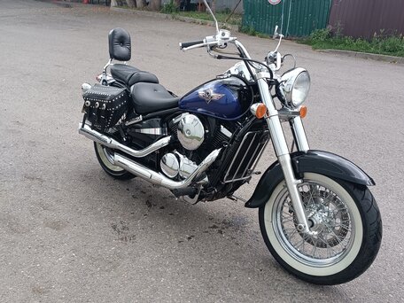 1996 Kawasaki VN800 Vulcan, чёрный, 355000 рублей, вид 4