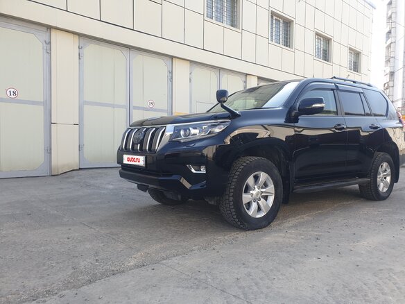 2018 Toyota Land Cruiser Prado 150 Series Рестайлинг 2, чёрный, 4150000 рублей