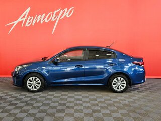 2021 Kia Rio IV Рестайлинг, синий, 1445000 рублей, вид 2