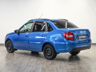 2018 Lada (ВАЗ) Granta I Рестайлинг, синий, 599000 рублей, вид 2