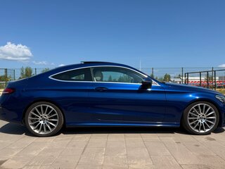 2019 Mercedes-Benz C-Класс 200 IV (W205) Рестайлинг, синий, 3800000 рублей, вид 4